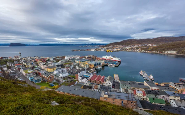 Město Hammerfest Norského Moře — Stock fotografie