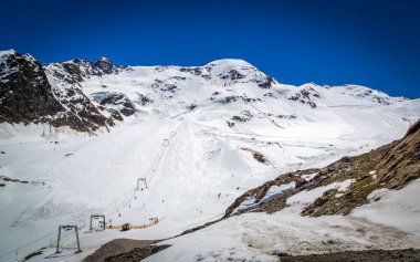 Kaunertaler Gletscher kayak merkezi, Tirol, Avusturya