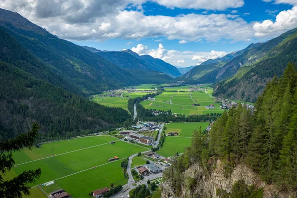 Hermoso Paisaje Montaña Alp Burgstein Oetztal Tirol Austria —  Fotos de Stock