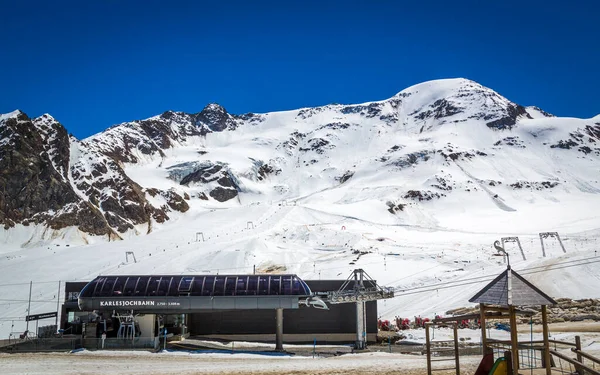 Kaunertaler Gletscher Ski Resort Tirol Austria — Stock Photo, Image