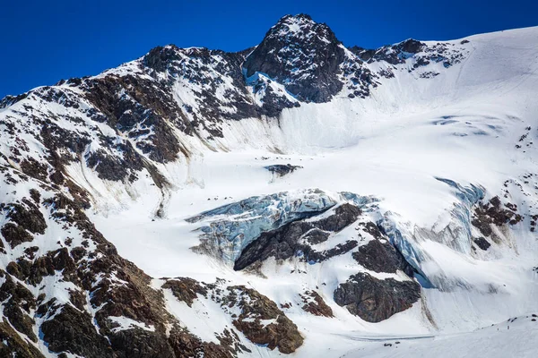 Snowy Alp Mountain Landscape Tirol Austria — Stock Photo, Image