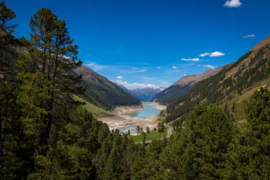 Gepatschspeicher Gletscher Gölü, Tirol, Avusturya