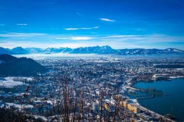 Constance Gölü 'ndeki Bregenz' e bak