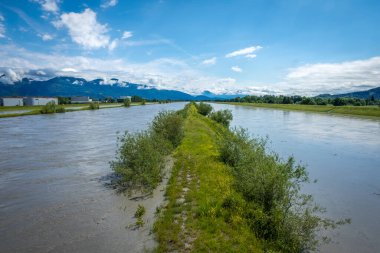 Constance Gölü 'nde Rhein seli
