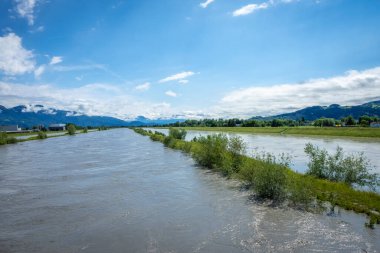 Constance Gölü 'nde Rhein seli