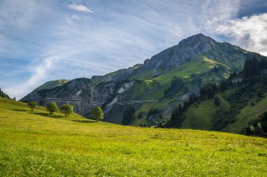 Stuben am Arlberg 'den Flexenstrasse' ye, Vorarlberg, Avusturya 