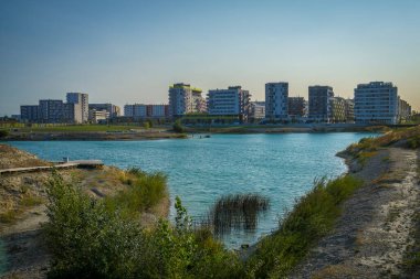 Aspern Gölü, Viyana, Avusturya 'da yerel dinlenme alanı