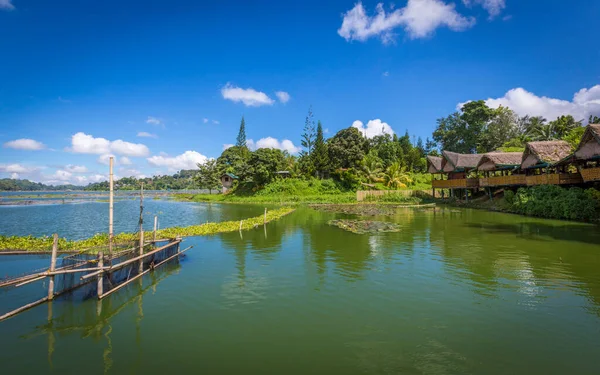 Área Recreación Local Maravillosa Lago Cebú Tirolina Mindanao — Foto de Stock