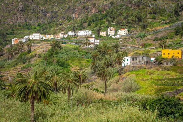 Petite Ville Montagne Sur Les Îles Canaries Espagne — Photo