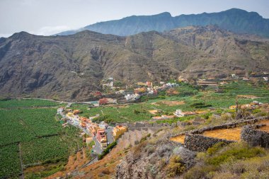 İspanya, Kanarya Adaları 'nda küçük bir kasaba  