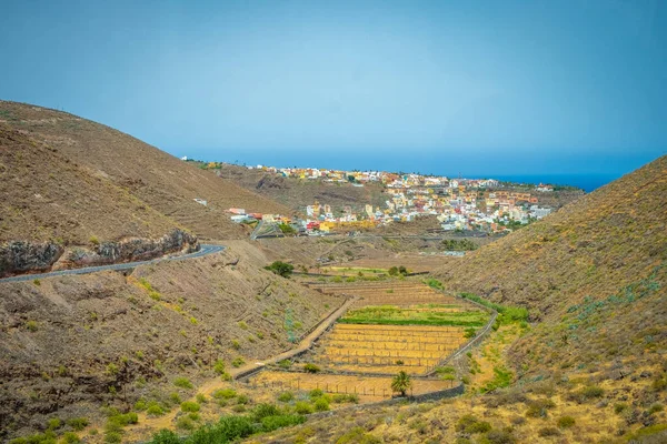 西班牙加那利群岛圣塞巴斯蒂安德拉戈梅拉首府和拉戈梅拉市 — 图库照片