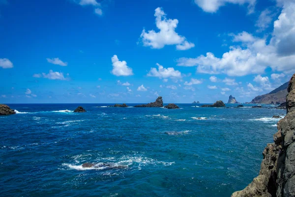 Côte Rocheuse Sur Les Îles Canaries Espagne — Photo