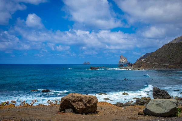 Côte Rocheuse Sur Les Îles Canaries Espagne — Photo