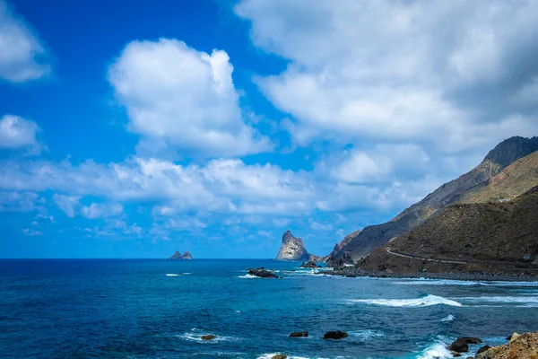 Côte Rocheuse Sur Les Îles Canaries Espagne — Photo