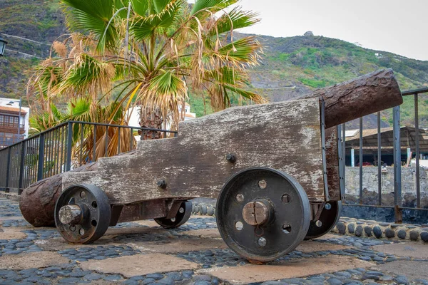 Oud Kanon Garachico Spanje — Stockfoto