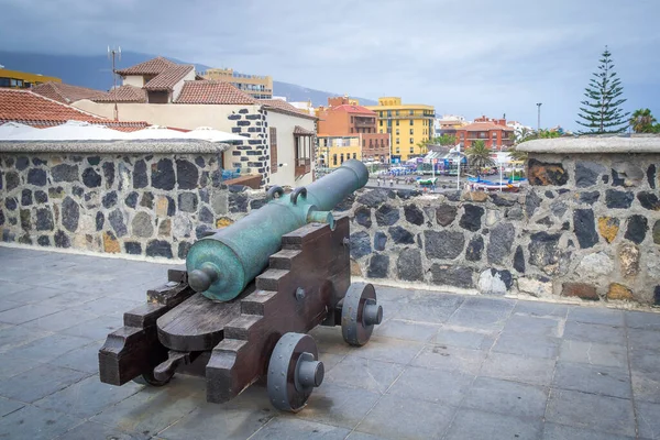 Oud Kanon Bakstenen Fort Canarische Eilanden Spanje — Stockfoto