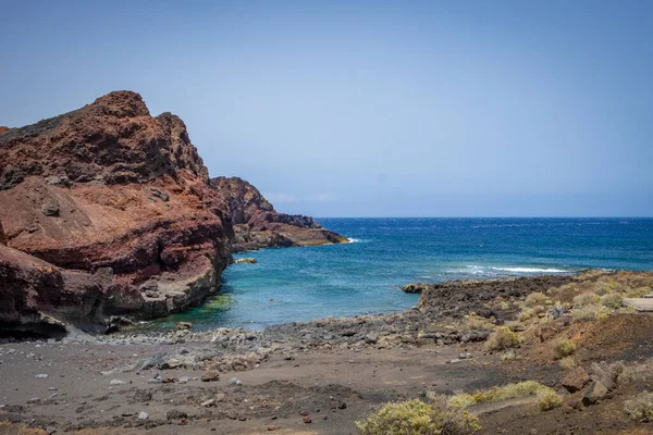 Dangerous Coast Road Teno Rocks Tenerife — Stock Photo, Image