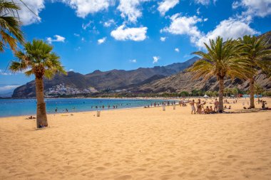 Playa de Las Teresitas, Tenerifa 'daki kumlu plaj. 