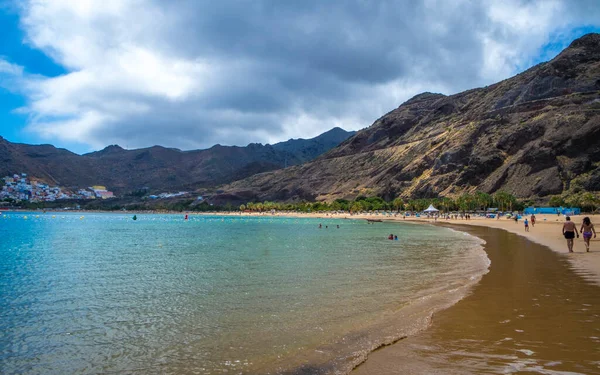 Playa Arena Playa Las Teresitas Tenerife — Foto de Stock