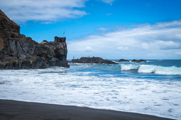 Hermoso Paisaje Playa Bollulo Tenerife España —  Fotos de Stock