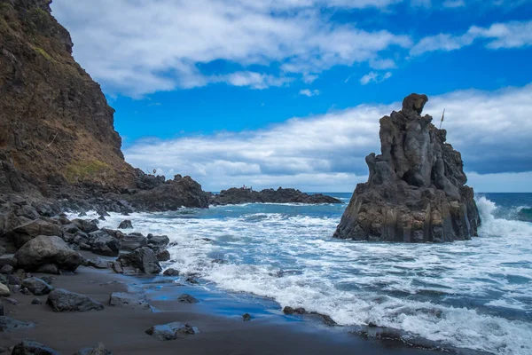 Gyönyörű Táj Playa Bollulo Tenerife Spanyolország — Stock Fotó