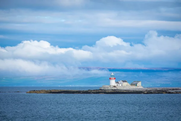 Inishmore 'daki Köpek Baş Feneri, Aran Adaları, Co Galway, İrlanda