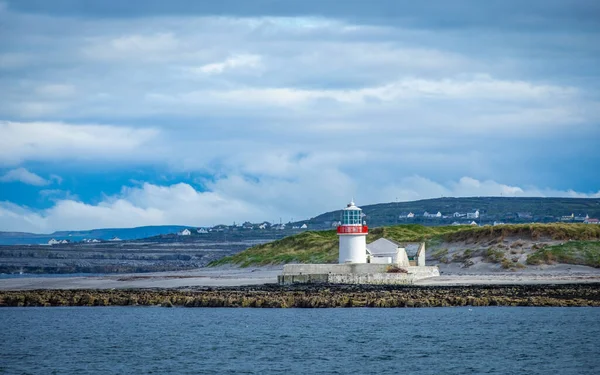 Inishmore Daki Köpek Baş Feneri Aran Adaları Galway Rlanda — Stok fotoğraf
