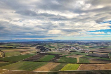 Uçaktan güzel hava manzarası