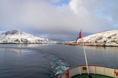 Muhteşem kış harikalar diyarı Kuzey Norveç 'te Oeksfjord ve Havoeysund çevresinde farklı hava etkileri