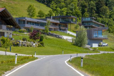 Avusturya, Constance Gölü üzerinde Lutzenreute ve Eichenberg 'deki modern mimari evler