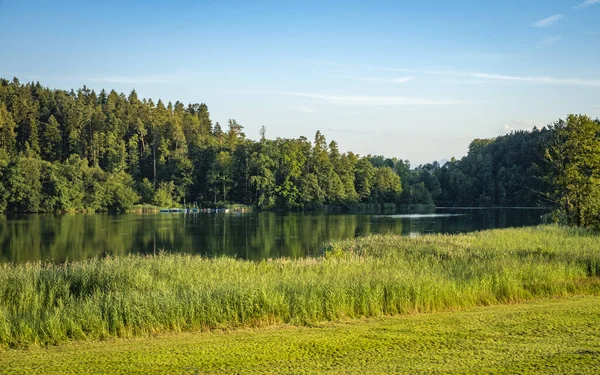 Wonderful Colors Sunset Local Recreation Area Degersee Lindau Germany — Stock Photo, Image