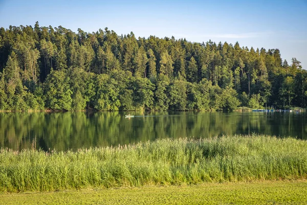 Wonderful Colors Sunset Local Recreation Area Degersee Lindau Germany — Stock Photo, Image