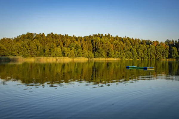 Wonderful Colors Sunset Local Recreation Area Degersee Lindau Germany — Stock Photo, Image