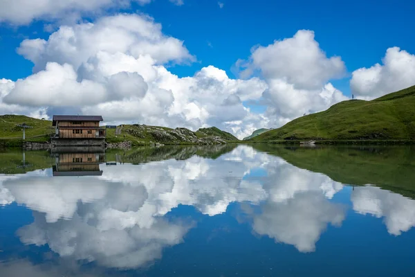 Merveilleux Paysage Réflexions Sur Zuerser See Vorarlberg Autriche — Photo