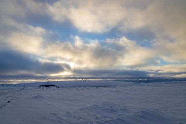 Norveç 'teki Magerya' daki Nordkapp 'ta Kış Harikalar Diyarı
