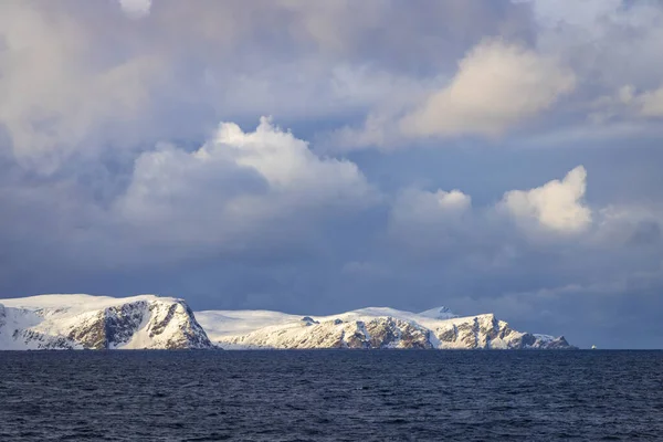 Nádherná Krajina Kolem Hammerfestu Severním Norsku Stock Snímky