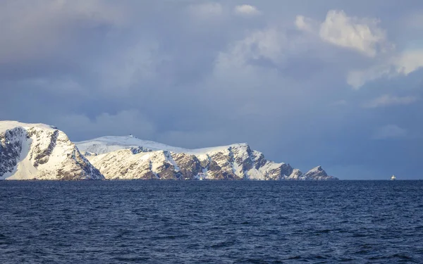 Wspaniałe Krajobrazy Wokół Hammerfest Północnej Norwegii — Zdjęcie stockowe