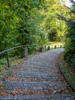 Bregenz, Avusturya üzerinden Gebhardsberg 'e yürü