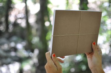 Eller doğada desenli dizini gösterir.