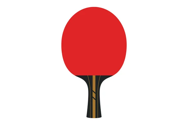 Racchetta Icona Piatto Ping Pong — Vettoriale Stock
