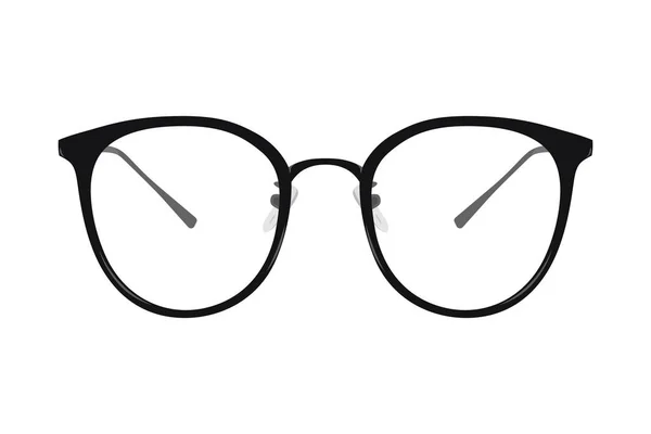 Vektor Illustration Von Brillen Einfacher Cartoon Isoliert Auf Weißem Hintergrund — Stockvektor