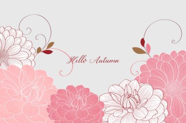 Yıldız çiçekleri olan şirin bir düğün davetiyesi. Doğum günün kutlu olsun, davetiye. Çiçek deseni. Yazdırma, tasarım, yaratıcılık, hatıra defteri için element.