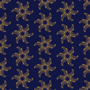 Süslü motiflerle kusursuz tekrarlayan desen. vektör illüstrasyonu