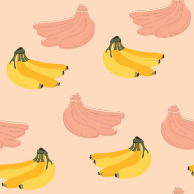 Muzlarla kusursuz tekrarlanan desen. vektör illüstrasyonu