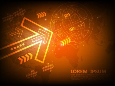 siber ok ağı teknolojisi arkaplanı