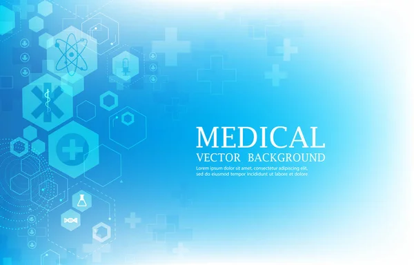 Printvector Abstrakt Teknik Medicinsk Begrepp — Stock vektor