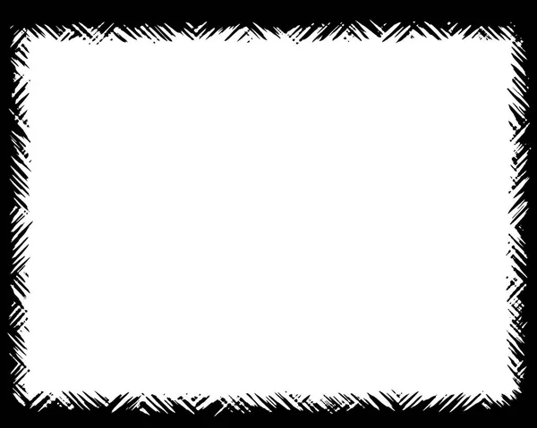 Abstracte Decoratieve Zwart Wit Foto Frame Typ Tekst Plaats Boven — Stockfoto