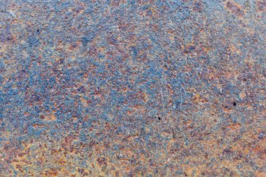 Eski Kullanılmış Paslı Metal Doku Arkaplan ve Örtüler İçin Kullanışlı