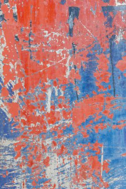 Kırmızımsı Soyut Eski Yıpranmış Metal Doku