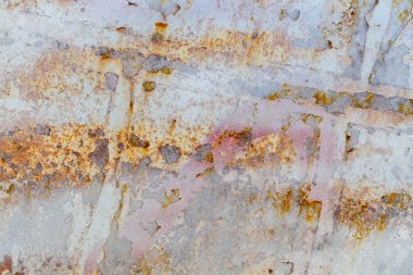 Eskimiş Paslı Metal Doku